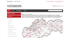 Desktop Screenshot of bazar.netshops.sk