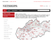Tablet Screenshot of bazar.netshops.sk